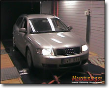 Chipptrimning Audi A4 - Orginal ECU