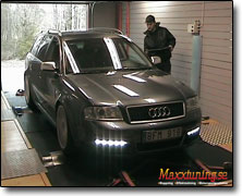 Effektmätning (4200cc) Orginal ECU, , Bensin 95/98