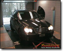 Effektmätning (3000cc) Orginal ECU, , Bensin 95/98