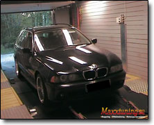 Effektmätning (2500cc) Orginal ECU, , Bensin 95/98