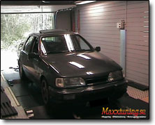 Effektmätning Ford Sierra Cosworth Orginal ECU