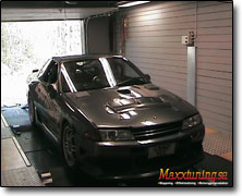 Effektmätning Nissan Skyline GTS - Orginal ECU