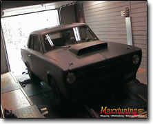 Effektmätning (6100cc) Orginal ECU, , Bensin 95/98