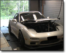 Mappning Mazda RX7 FD (1300cc) Apexi Power Fc, Garett GT35R, Vpower