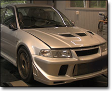 Effektmätning Mitsubishi EVO 6 - Motec